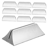 WRITWAA 10 Stück Teiliges Kunststoff Tisch trennwand Klemmen Verstellbare Schreibtisch sichtschutz Halterung Stabile Glas Schutzschild Befestigung für Büro Raumteiler Einfache Anbringung