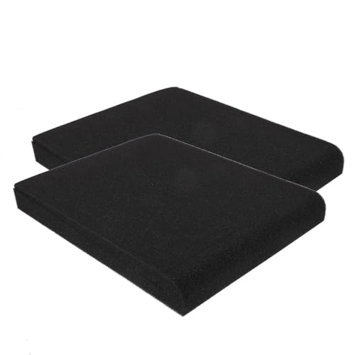 Yardwe 2 Sets Almohadillas de Aislamiento para Monitor de Alta Densidad para Reducción de Ruido Acústico para Sistemas de Audio y Grabación miniatura 1