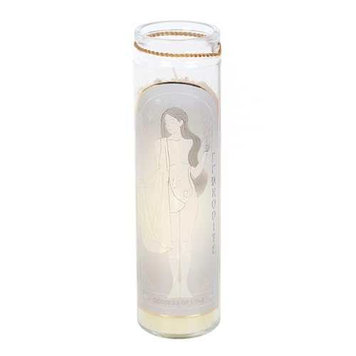 Bougie Aphrodite aux cristaux de quartz rose pour vos rituels de bain