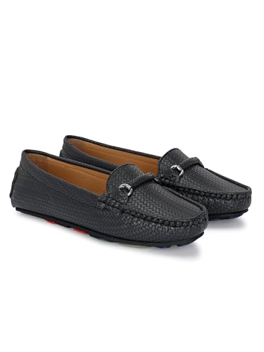 Image of EL PASO Faux Leather Stylsh Loafers for Women & Girls