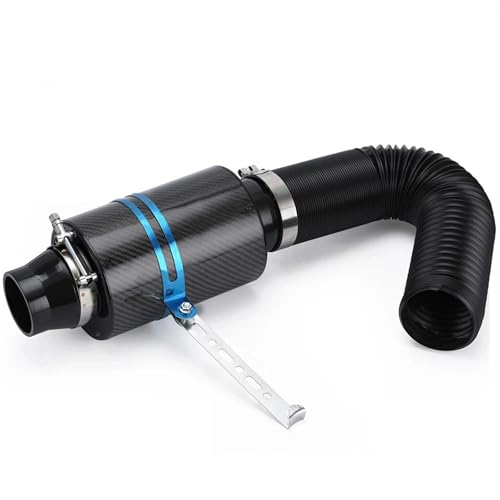 Manguera Admisión Aire Kit De Inducción De Alimentación En Frío De Fibra De Carbono Kit De Entrada De Aire Caja De Filtro De Aire Sin Ventilador Filtro Aire Frío