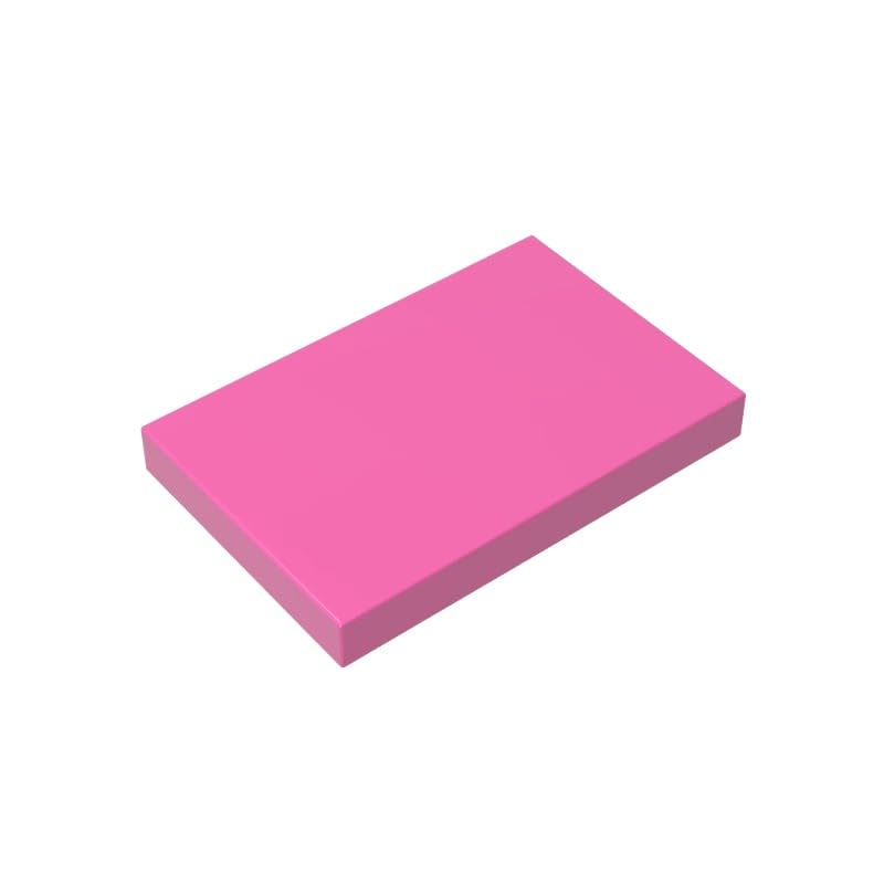 XYEIUGO GDS-1039 26603 Foundation Plate Tile 2x3, Dark Pink, 50 PCS โ image 1