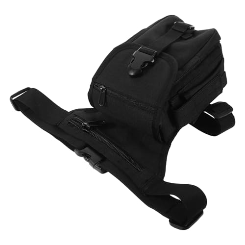 Bolsa de muslo para motocicleta para hombre con compartimentos