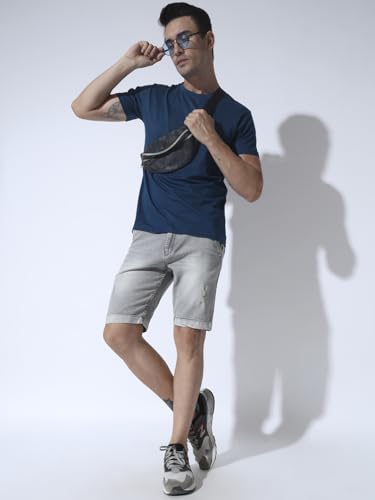 Image of Round Neck Half Sleeve Pure Cotton T-Shirt