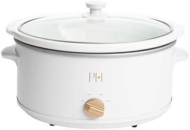 Paris Hilton 6-Quart Manual Slow Cooker, Features Three Settings ...