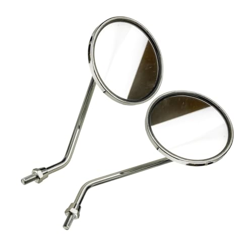 Rétroviseurs latéraux réglables style vintage chromés moto dax ST50 Z50 CB125 88110-028-000