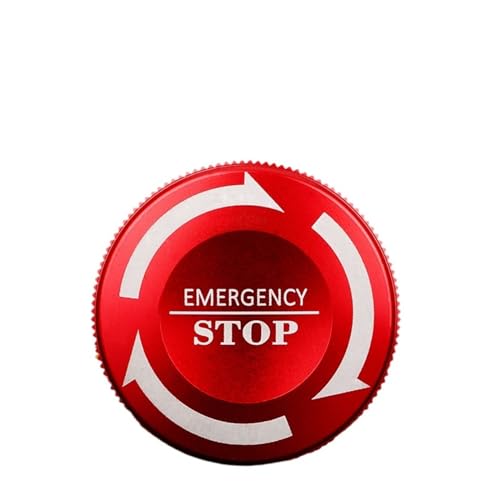 Bouton champignon rouge oxydé M3 8A 2NO2NC d'arrêt d'urgence