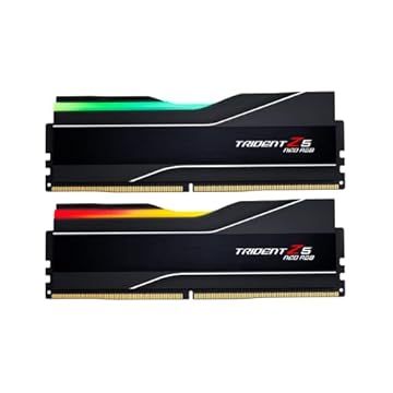 G.SKILL Trident Z5 Neo RGB Series (AMD Expo) DDR5 RAM 48GB (2x24GB) 6400MT/s CL32-39-39-102 1,35V Desktop Computer Memory UDIMM - Preto fosco (F5-6400J3239F24GX2-TZ5NR)