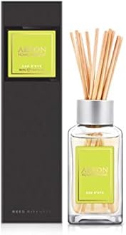 AREON Home Fragrance Luxury Perfume Reed Diffuser + 10 Rattan Reeds, Eau dโEtรฉ Scent, 85ml