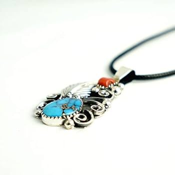 Amazon | [ブルーコーン] インディアンジュエリー ペンダント