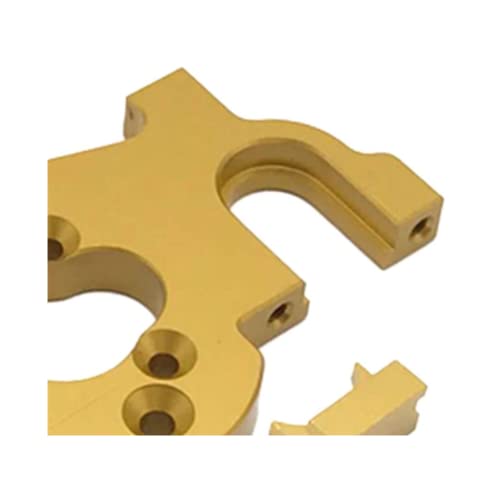 Aluminum Motor Mount Seat Holder For Rc Hobby 1/14 Wltoys 144001 Buggy Upgrades Parts (Yellow) #TOP1