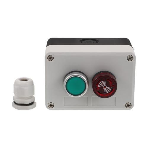 Caja de Botón Interruptor Doble Control y Apagado Rápido de 2 Orificios