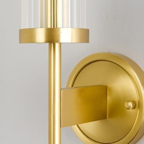 Aplique de pared interior de cobre WQHPLMD, decoración elegante para salón 2
