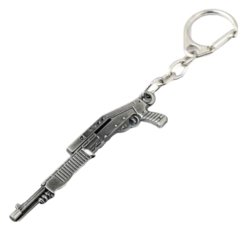 KREATIONS CSGO modelo de arma 60mm llavero pistola negro llavero accesorios, Spas-12-blanco, S