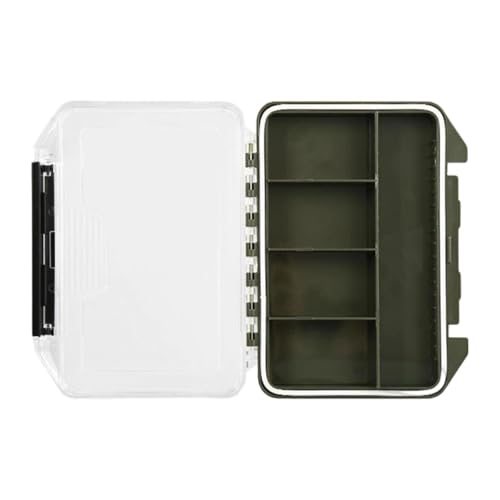 Menolana Fishing Tackle Case Lure Case Holder Protector Hardware Part Dustproof Baits Box, Green
