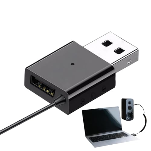 Adoptador de coche - Adaptador inalámbrico para vehículo, receptor de audio inalámbrico | Reproducción USB 5.3 Receptor de audio inalámbrico para coche, frecuencia de trabajo: 20-20k (M Hz) con tasa