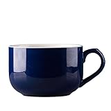 De múltiples fines 25.4 onza perfecta para café. té, Cereal, versátil para muchos tipos de platos, desde sopas, Postre juego de cuencos de nueces - arroz, pasta, Ensalada, o chiles del horno a la mesa, guisos o quesos