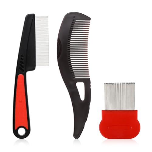 3pcs Hollow Tooth Scalp Comb for Dandruff Removal - Hair Massage and Cleaning Comb for Women and Men