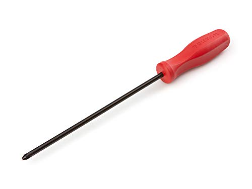 Image of TEKTON Long P2 Hard Handle Screwdriver (Black Oxide Blade) | DSP14002 | Made in USA
