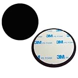 Mirhua ゲル吸盤シート 車載用 吸盤が付くシート ダッシュボード取り付け 吸盤 ベース 2枚入り ダッシュボード取り付け 直径80mm ブラック(BK) PND取付固定 吸盤 スマホホルダー 吸盤 ベース ポータブルナビ 吸盤 スマホホルダー 吸盤 強力 吸盤 補助板 タブレット スタンド