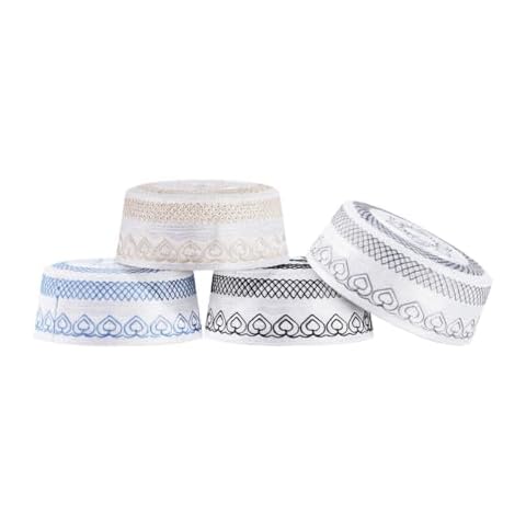 IBLUELOVER Bonnet Musulman 4Pcs Cover