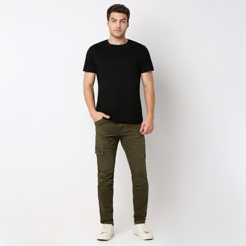 Image of Spykar Men's Rover Regular Fit Mid Rise Casual Jeans