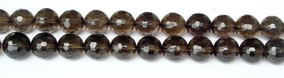 Quartz fumé perles 4mm facettées en cristal naturel pour créer vos bracelets bien-être - 3
