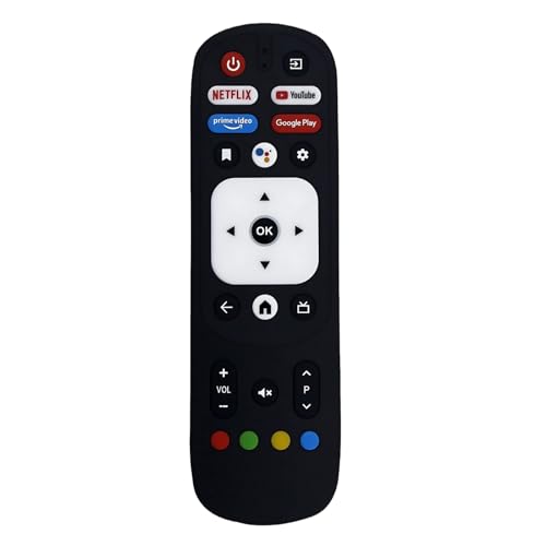 Machify Mando a distancia de voz Rm-C3287 para televisores inteligentes Android compatible con y accesos directos, reemplazo remoto