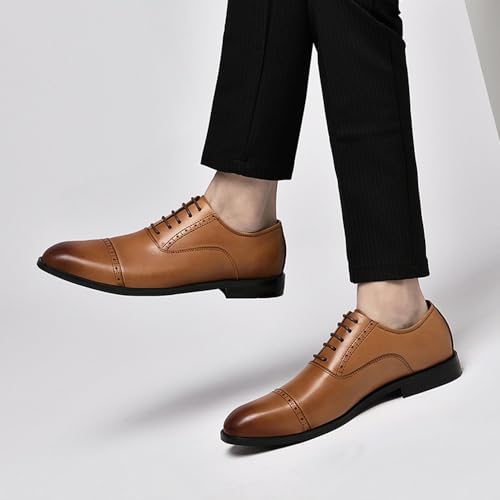 Mens Loafers Genuine Leather Office Comfortable Tuxedo Shoes Formal Summer Work Formal Oxford Shoes3