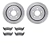 Dynamic Friction Company Rear Brake Rotors with 5000 Advanced Brake Pads 6502-56115