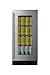Summit Appliance Shallow Depth 15 in. 23-Bottle Wine or 40-Can Beverage Cooler in Stainless Steel- ASDG1521V1
