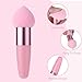 Concealer Sponge Powder Applicator 6 PC Makeup Eye Cream Tool Eyebrow Eyeliner Sponges Brush Beauty Puff Handle Round Head Foundation Foam Tip Applicators Make Up Cosmetic Sponge For Eyeshadow