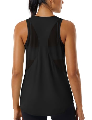 MAGCOMSEN Women's Racerback Workout Tank Top