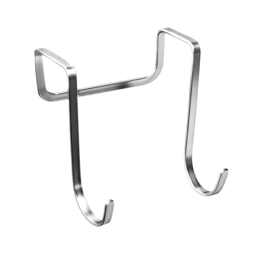 Rieoany 6 pcs Percha Puerta Acero Inoxidable Colgador Toalla BañoGanchos Para Colgar Toalleros de Baño sin Taladro