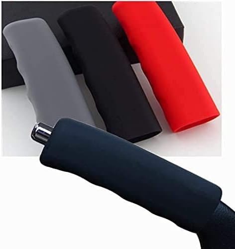 Universal Car Auto Anti Slip Soft Silicone E-Brake Handle Sleeve Cover Hand Parking Brake Cover Boot E-Brake Grip Sleeve Protector