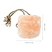 Kisangel 2kg Pink Salt Lick Block for Livestock Natural Mineral Salt Brick Cattle Deer Goats Nutritional Rope for Easy Suspension