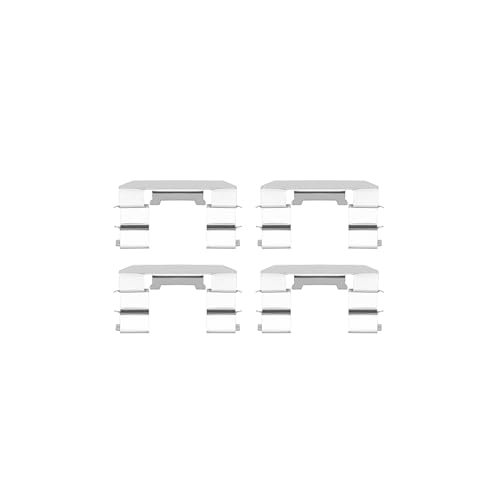 Image of Detroit Axle - Front Brake Pads for 2008-2011 Ford Focus 2009 2010 Ceramic Brake Pads w /Hardware Pair Replacement