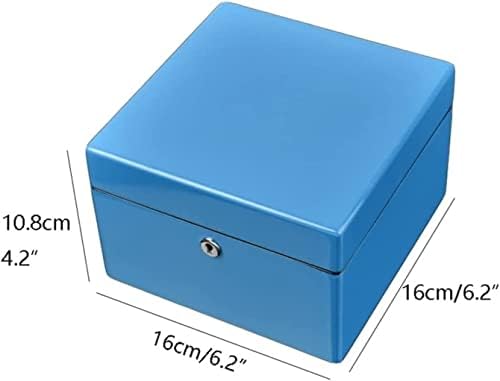 Wooden Square Musical Jewelry Box Music Box Creative Musical Gifts Jewelry Organizer (Color : Green Square Jewelry Box) (Green Square Jewelry Box) image 5