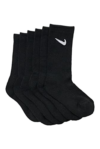 Nike Kids Cushioned Crew Socks, 6 Pairs, Sock Size 5-7, Shoe Size 10C - 3 Year Old2