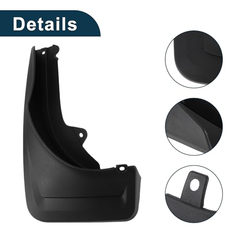 Image of Mud Flaps Splash Guards for Mercedes Benz GLS (WIth Pedal) 2020-2023 High Configuration W /Mount Accessories Mud Guards Front and Rear 1 Set