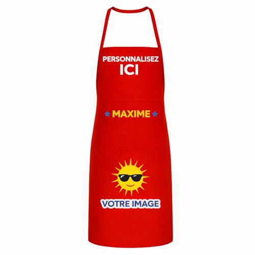 Tablier personnalisé anti-taches pour protéger vos vêtements en cuisinant