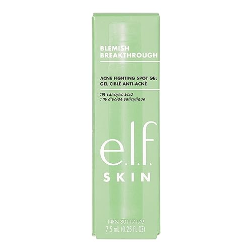 E.l.f. Skin Blemish Breakthrough Acne Fighting Spot Gel, Roll-On Acne Spot Gel For Treating Blemishes, Made With Salicylic Acid, Vegan & Cruelty-Free #TOP1