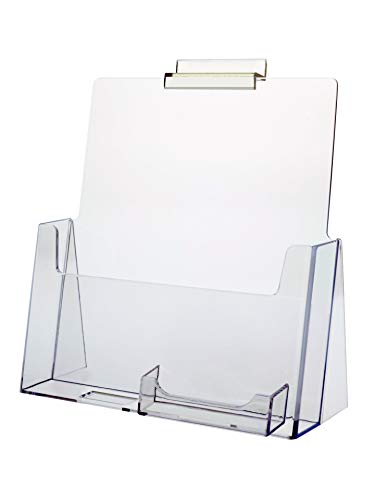 Marketing Holders 6 Pack Slatwall Brochure Holder for 8.5