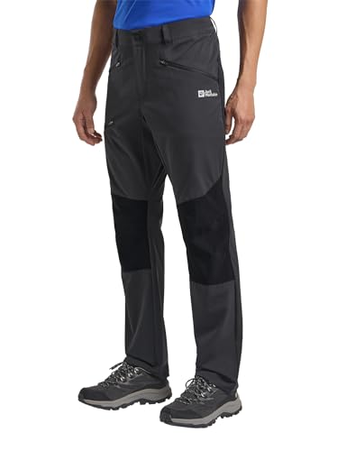 Jack Wolfskin Herren Hiking Alpine Pants M Wanderhose, Phantom, 46 EU