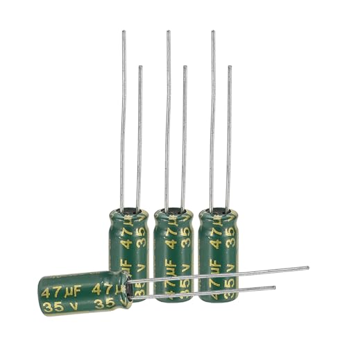 Condensateur électrolytique 47uF 35V MECCANIXITY pour circuit électronique lot de 32 pcs
