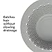 OXO Good Grips Silicone Shower & Tub Drain Protector, Hair Drain Catcher
