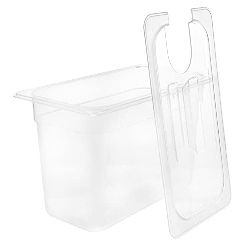 Cabilock Slow Cooker Container 6l Household Cooker Box with Vent Holes Low-temperature Cooking Storage Case for Sous Vide and Slow Cooking