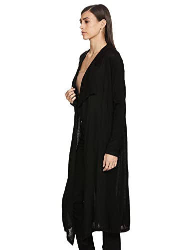 Image of BIBA Women Woollen Front Open Solid Shrug