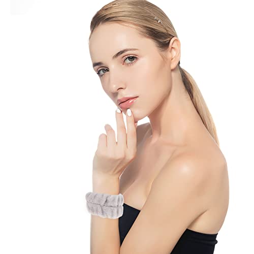 Lurrose Pulso Spa Washband 10 peças microfibra lavagem de pulso toalha pulseira apertada punho absor