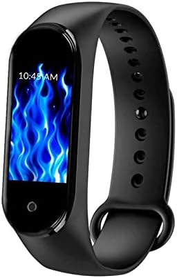 TechKing (3 Year Warranty Best Use for Fitness Freaks M4 Smart Band with HD Touch Display, Activity Tracker, Fitness Band, Waterproof & Sweatproof, Long Battery Life Suitable for All Smartphones